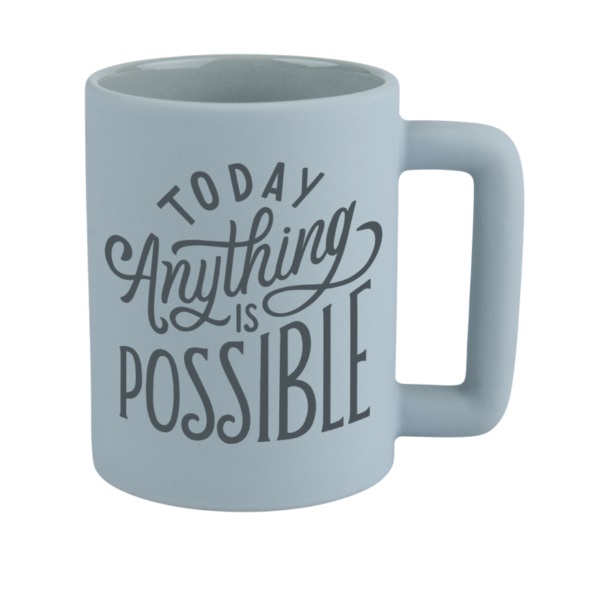 Kubek do sublimacji - kolorowy, matowy duży z prostokątnym uchem